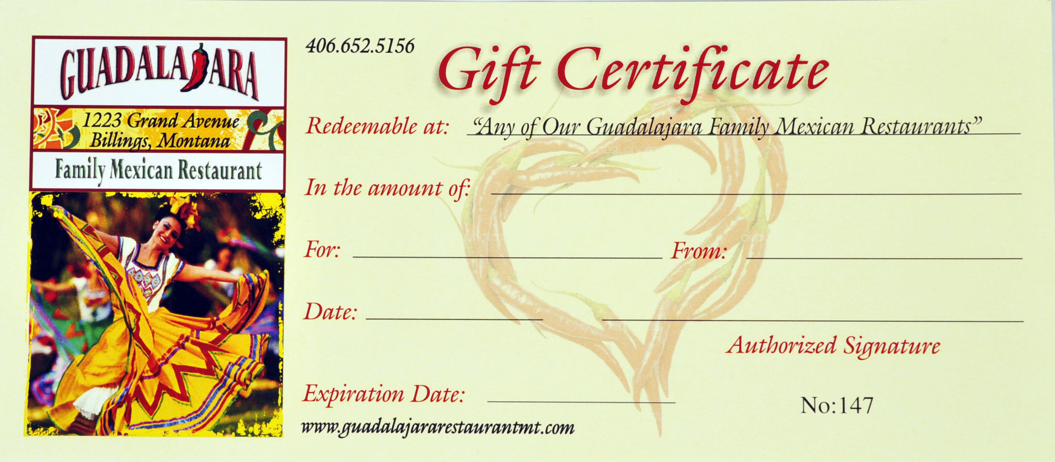 Guadalajara gift card